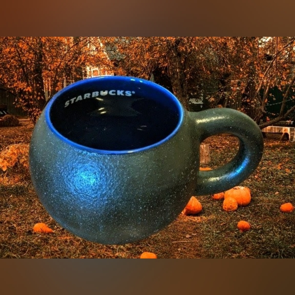 Starbucks Halloween Cauldron Fall 2020 Black Iridescent Witch Mug Cup 12 Oz